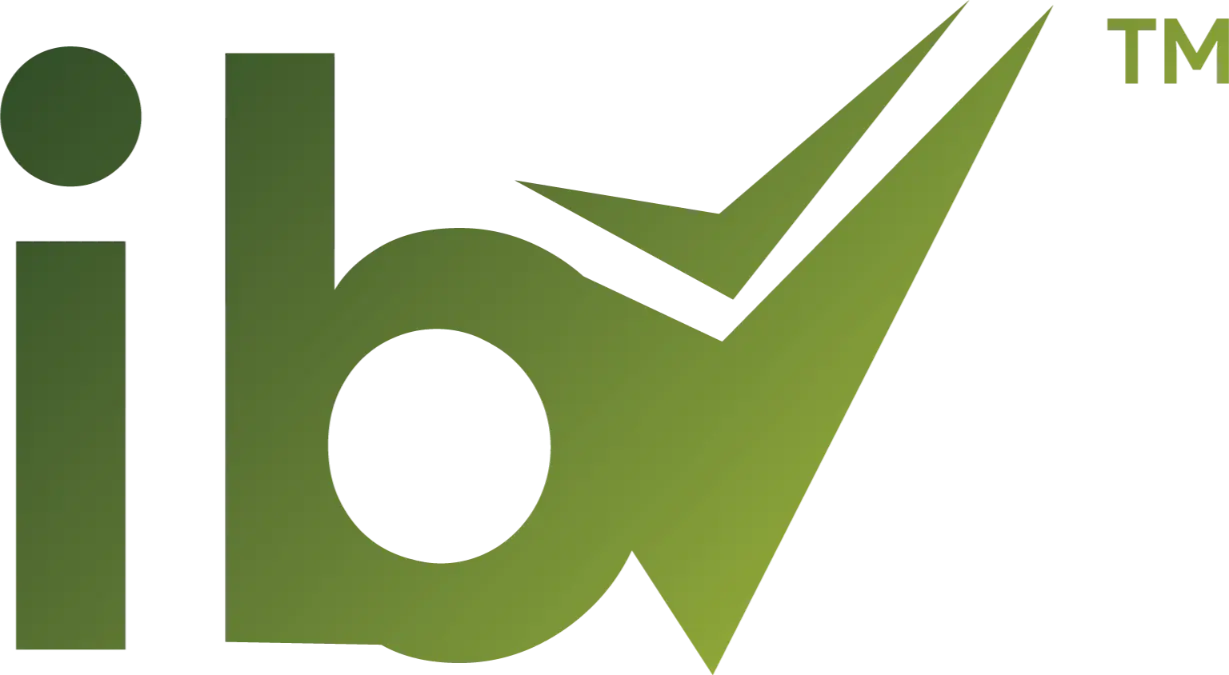 IBV logo green gradient